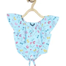 Allen Solly Junior Blue Printed Top image 1