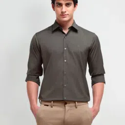 Arrow New York Grey Slim Fit Shirt-picture-40