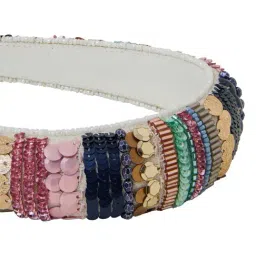 Accessorize London Darks Multi Embellished Hairband image 3