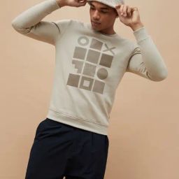 Fame Forever By Lifestyle Beige Regular Fit Printed Sweatshirt-picture-27
