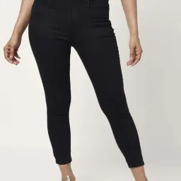 People by Pantaloons Black Cotton Mid Rise Jeans-picture-15