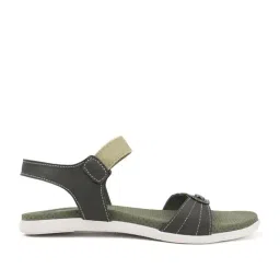 Carlton London Women's Olive Sling Back Sandals image 3