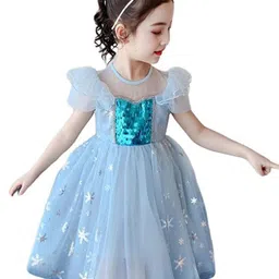 StyleCast x Revolte Embellished Net Fit & Flare Dress-picture-47