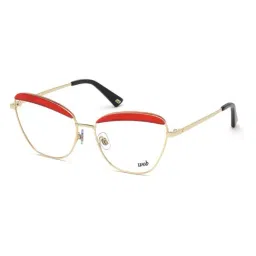 WEB EYEWEAR Gold Butterfly Eye Frames for Women-picture-35