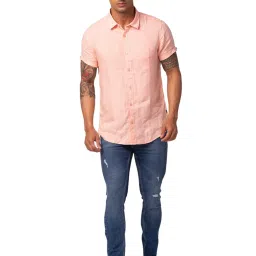 Spykar Mid Blue Tapered Fit Stretchable Jeans image 5