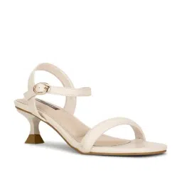 Bata Women's AMBYRE 23 Off White Ankle Strap Stilettos-picture-33