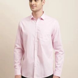 Turtle Light Pink Cotton Slim Fit Shirt-picture-25