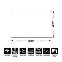 OBSESSIONS Moonlight Cotton Reversible Quick Dry Bath Mat (Small) image 4