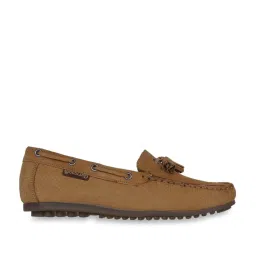 Woodland Women's Camel Boat Shoes image 1