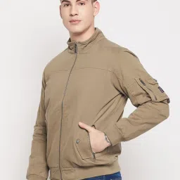 Duke Khaki Slim Fit Jacket image 3