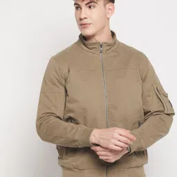 Duke Khaki Slim Fit Jacket image 1