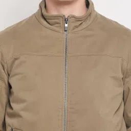 Duke Khaki Slim Fit Jacket image 5