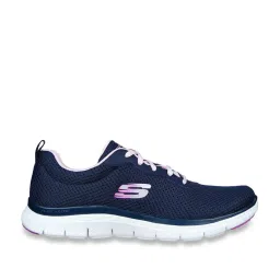 Skechers Women's FLEX APPEAL 4.0-BRILLIANT VIE Navy Lavender Casual Sneakers image 1