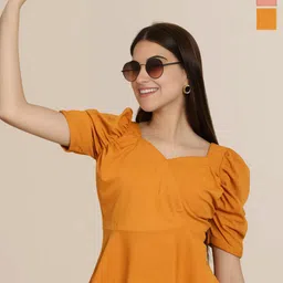 Mast & Harbour Puff Sleeve Top-picture-21