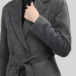 The Roadster Lifestyle Co Single-Breasted Woolen Coat image 5