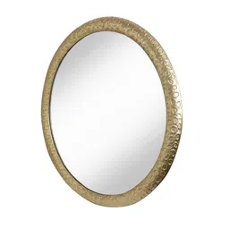 cocovey Gold Metal Wall Mirror image 1