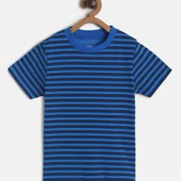 MINIKLUB Kids Royal Blue Striped T-Shirt-picture-15