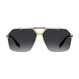 Marc Jacobs Dark Grey UV Protection Rectangular Sunglasses for Men-image-21