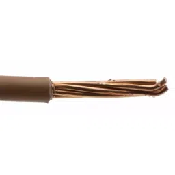 RS PRO 6491B 10 mm2 1 Core Hook Up Wire Brown 100 m, 1853950 image 2