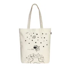 EcoRight Off White Houston Canvas Tote Bag with Zip image 2