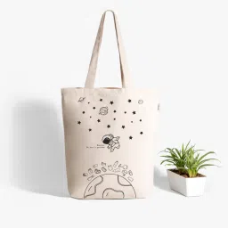 EcoRight Off White Houston Canvas Tote Bag with Zip image 5