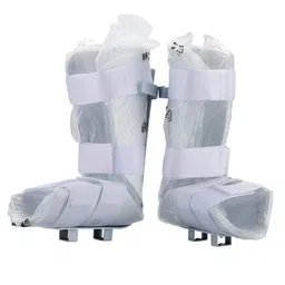 apkaf Comfort Universal Leg Support for Motorized Pedal Exerciser and Exercise Bike (White,1 Pair) image 1