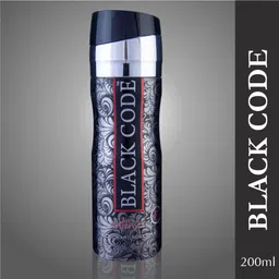 st louis St. Louis Black Code Deodorant Body Spray | For Men & Women | 200 ml Long-Lasting Fragrance | Deo as Ideal Gift for Birthdays, Anniversaries & Special Occasions | All-Season Deodorant image 2