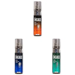 Engage M1, M2, M3 Perfume Fresh Spray Set for Men, 120ml Each image 1