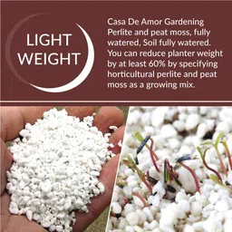 Casa De Amor Perlite for Hydroponics & Horticulture Terrace Gardening Soil Essential Conditioner Healthy Root Growth Retains Moisture Allows Aeration (1 KG) image 2