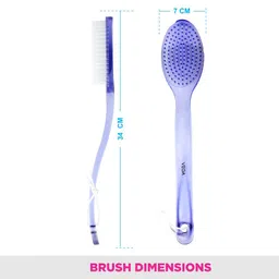 Vega Luxury Bristle Bath Brush, Color May Vary image 2