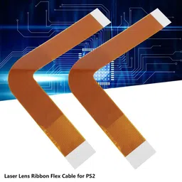 qinlorgo Ribbon Cable for PS2 Slim, 2pcs 7W Pickup Laser Lens Flat Ribbon Flex Cable Repair Part for PS2 image 2