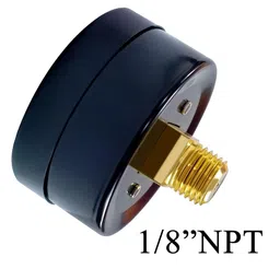 Beduan Air Pressure Gauge for Air Compressor 1-1/2" Dial Center Back Mount, 1/8" NPT,0-100 Psi image 2