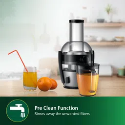 Philips Viva Collection HR1863/20 2-Litre Juicer (Black/Silver) image 5