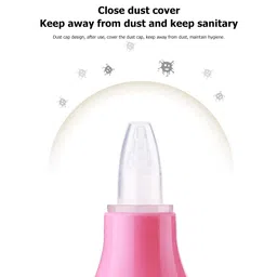 The Cheeky Kidzz Baby Nasal Nose Aspirator Vacuum Nose Suction Sucker Cleaning Squeezable Pump Tool For Babies Blocked Nose Mucus Congestion Relief BPA Free (PATTERN 51, LARGE) image 2