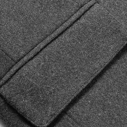 fashinty Men's Classical France Style Business Formal Warm Wool Coat #00001 image 5