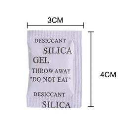 saycker 200 Pcs Food Grade Security Silica Gel Desiccant Pack Moisture Absorber Dehumidifier (Size:200 pcs) image 4