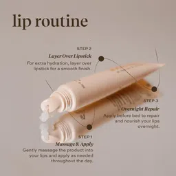 indē wild Dewy Lip Treatment - 15ml | Overnight Repair Vegan Lip Balm & Moisturizer | Lasts for 8+ hour | With Natural Desi Ghee, Shea Butter, Squalane & Hyaluronic Acid | Hydrating Korean Fomrulation image 4