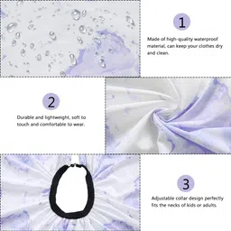 Haircut Cape, Soft Waterproof Durable Hair Cutting Cape, Comfortable for Kids image 2