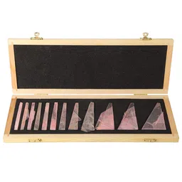 12 Pcs/Set 65 Manganese Steel Gauge Measuring Block, Gauge Block, High Accuracy Angle Block, for Industrial Supplies Industrial Accessories (12 sets) image 1