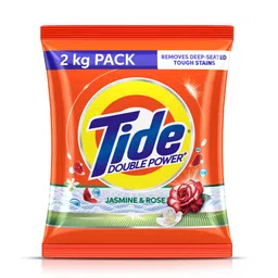 Tide Plus Double Power Detergent Washing Powder Jasmine & Rose 2kg image 1