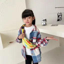 lighter house Cutest Newest Dinosaur Pattern Waist Bag Cute Bum Bag for Kids Girls Birthday Return Gift (01 Pc.) Mix Colour image 5
