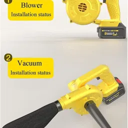 xengva 2-in-1 Cordless 21V Electric Leaf Blower,Mini Grass Blower 181MPH, 4.0Ah Battery Powered 20000RPM Handheld Blowing Leaves Dust, Vacuum Clearing Dust,Clean Corner for Lawn Patio Yard Garden Grass Dust image 4