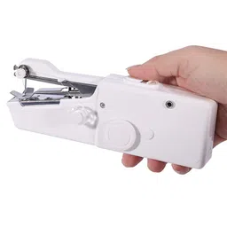 VENDERE New Handy Stitch Handheld Sewing Machine For Emergency Stitching | Mini Hand Sewing Machine Stapler Style | Silai Machine | Home Tailoring | Hand Machine (White) image 2