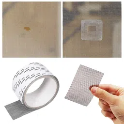 FEDORA Mosquito Net Repair Tape, Window Screen Repair Tap, Strong Adhesive & Waterproof Window Mosquito Net Covering Mesh Tape for Door Tears Holes Screen Patch Repair (200cm X 5cm) (Pack Of 1) image 4