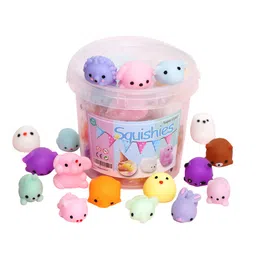 ANAB GIAB Party Favors for Kids Mochi Squishy Toy moji Kids Mini Kawaii squishies (Set of 5) image 1