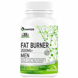 hayer Fat Burners with Natural Supplements for Men, 98% Pure High Strength Belly Weight-Loss Supplement - Tablets image 1