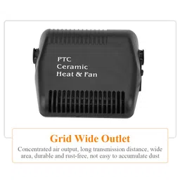 Keenso Portable Car Heater, Fast Heating Quickly Defrosts Defogger 12V Auto Defogger Defroster image 2