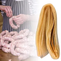 lisboa Lisboa- Natural Edible Sausage Casing ,Diameter 28-30mm, Total Length- 60 Meters image 1