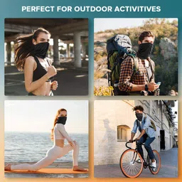 bismaadh Neck Gaiter Face Mask Scarf Dust Sun Protection Cool Lightweight Windproof, Breathable Fishing Hiking Running Cycling image 4