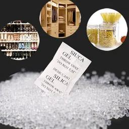 saycker 200 Pcs Food Grade Security Silica Gel Desiccant Pack Moisture Absorber Dehumidifier (Size:200 pcs) image 3